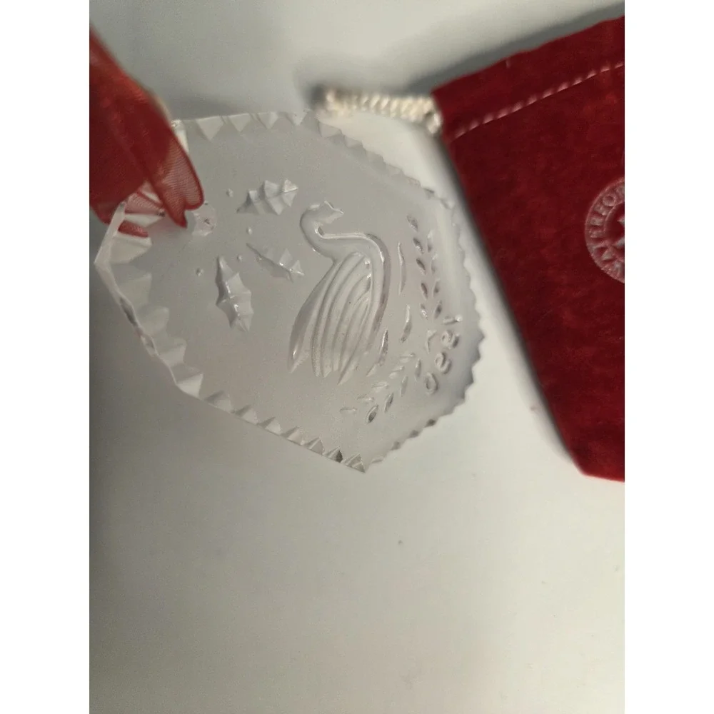Waterford Crystal 1990 Seven Swans‎ Swimming Ornament 12 Days of Christmas